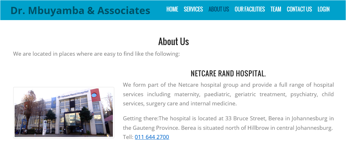 About Us Page